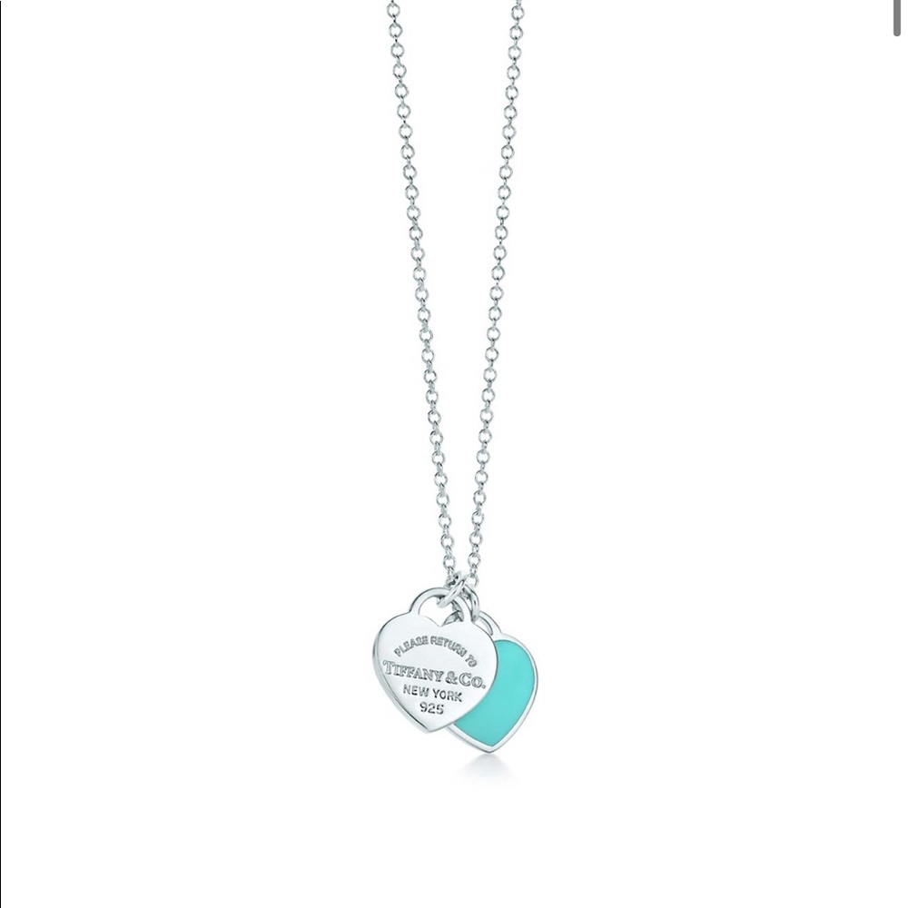 Tiffany Blue® Double Heart Tag Pendant